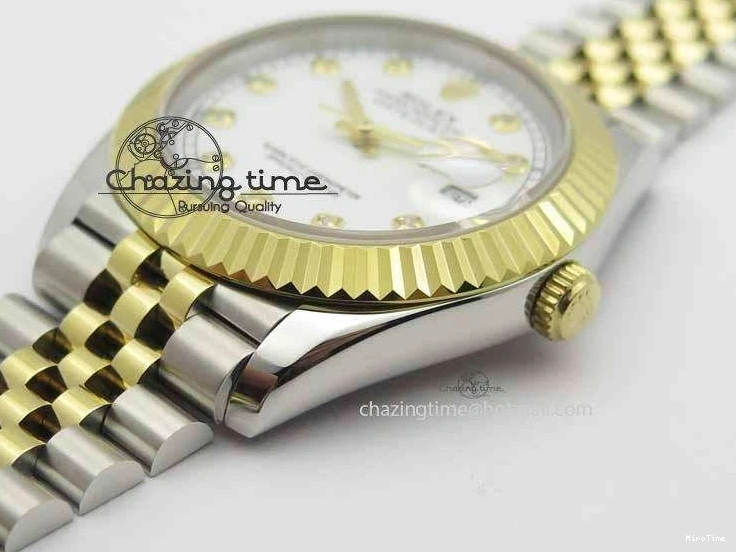 MiroTime 0304 DateJust II 41mm SS YG BP Maker Best Edition White Diam Dial On Jubilee Bracelet A ModernLook 3663